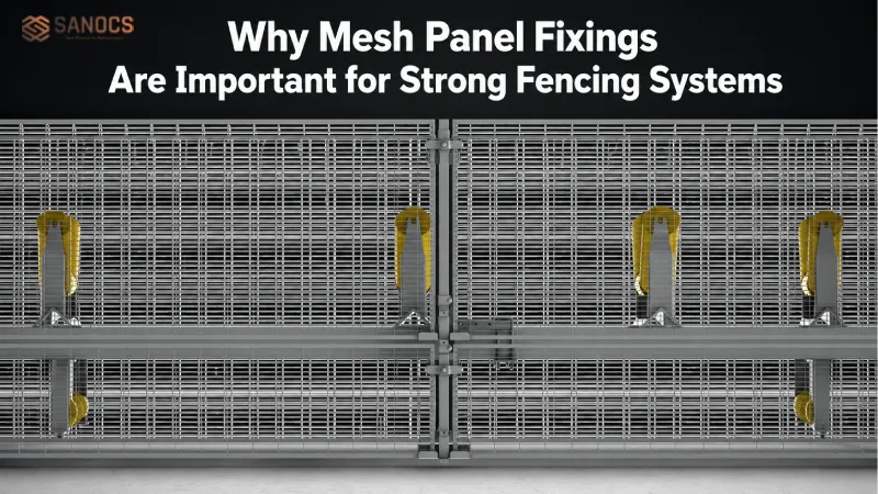 Why Mesh Panel Fixings Are Important for Strong Fencing Systems